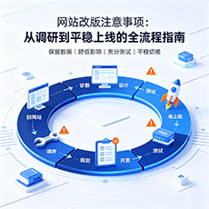 霞山建站-网站改版注意事项：从调研到平稳上线的全流程指南