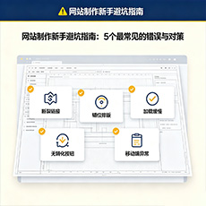 湛江建站-网站制作新手避坑指南：5个最常见的错误与对策