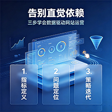湛江建站-告别直觉依赖：三步学会数据驱动网站运营