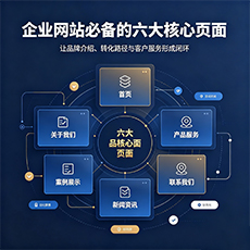 廉江建站-企业网站必备的六大核心页面